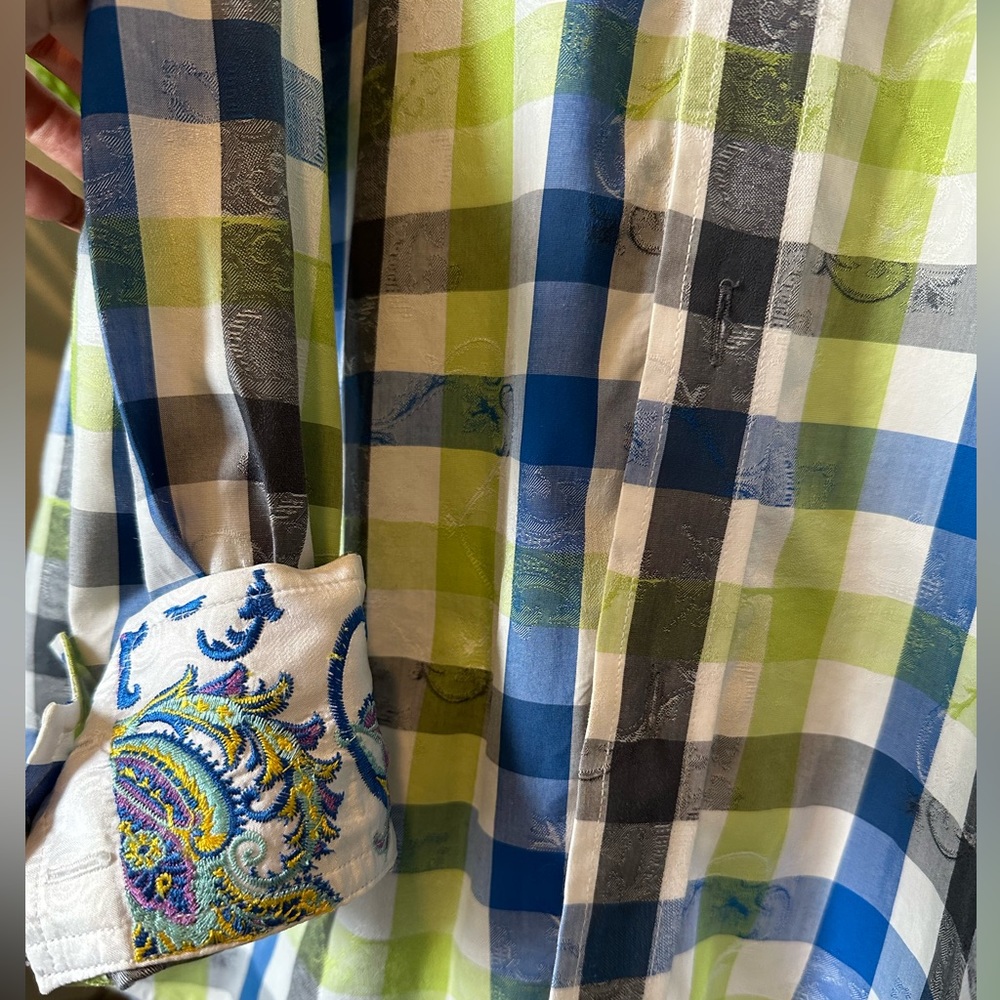 Robert Graham Checkered Button Down - image 3